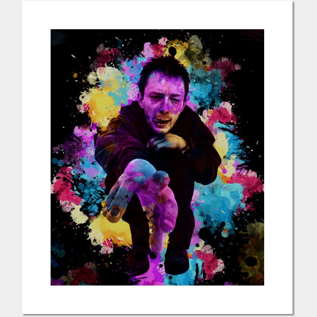 Thom Yorke ~ Watercolor Illustration Wall Art by Punyaomyule